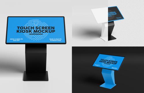 Touch Screen Kiosk Mockup