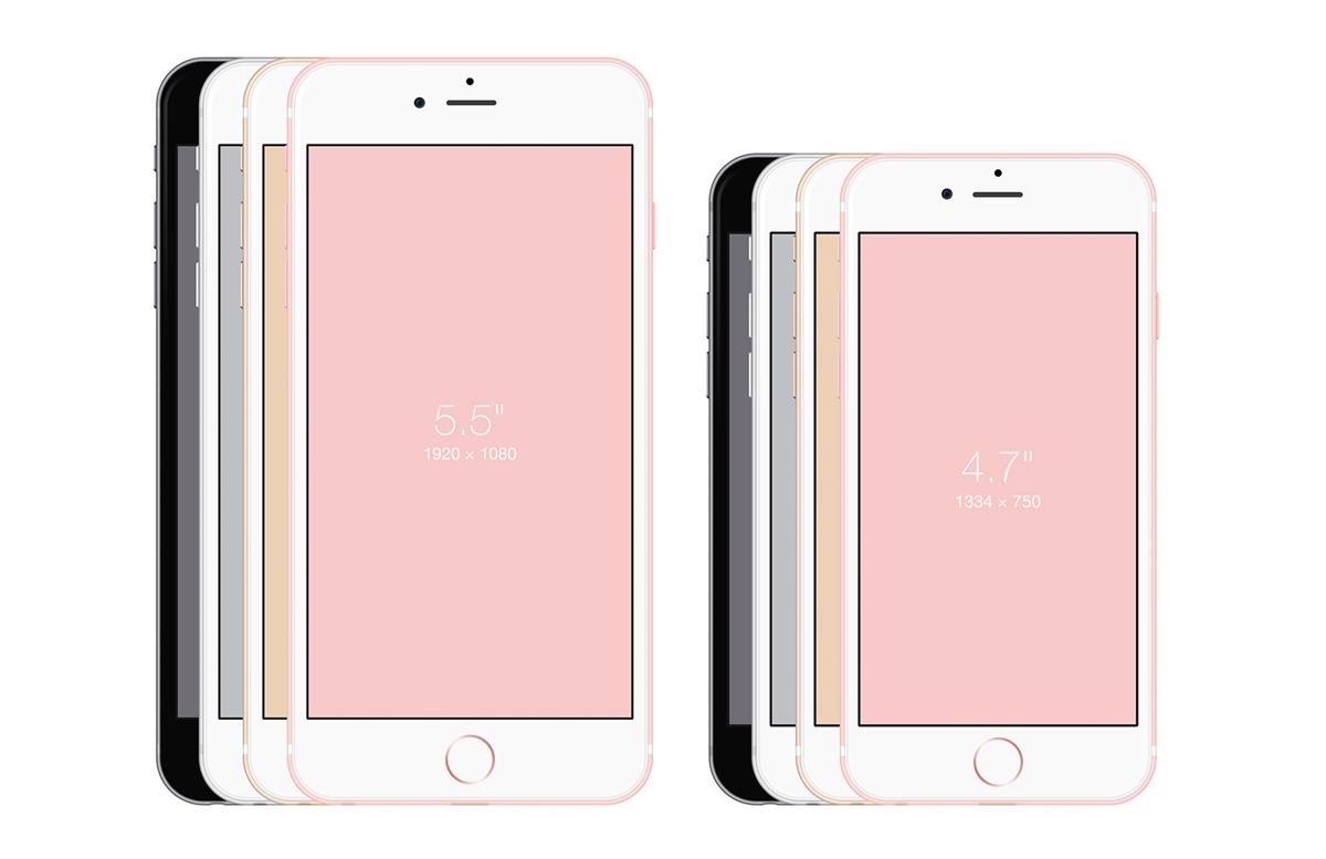 iPhone 6S - Free PSD Mockup