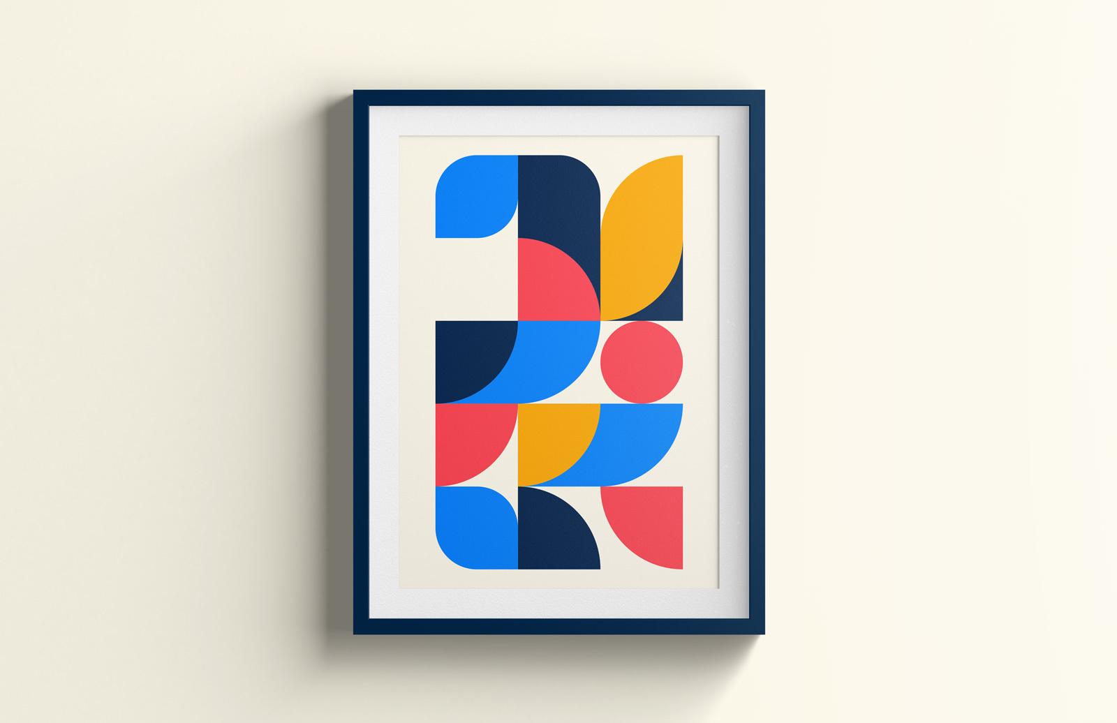 Large Geometric Photoshop Shapes