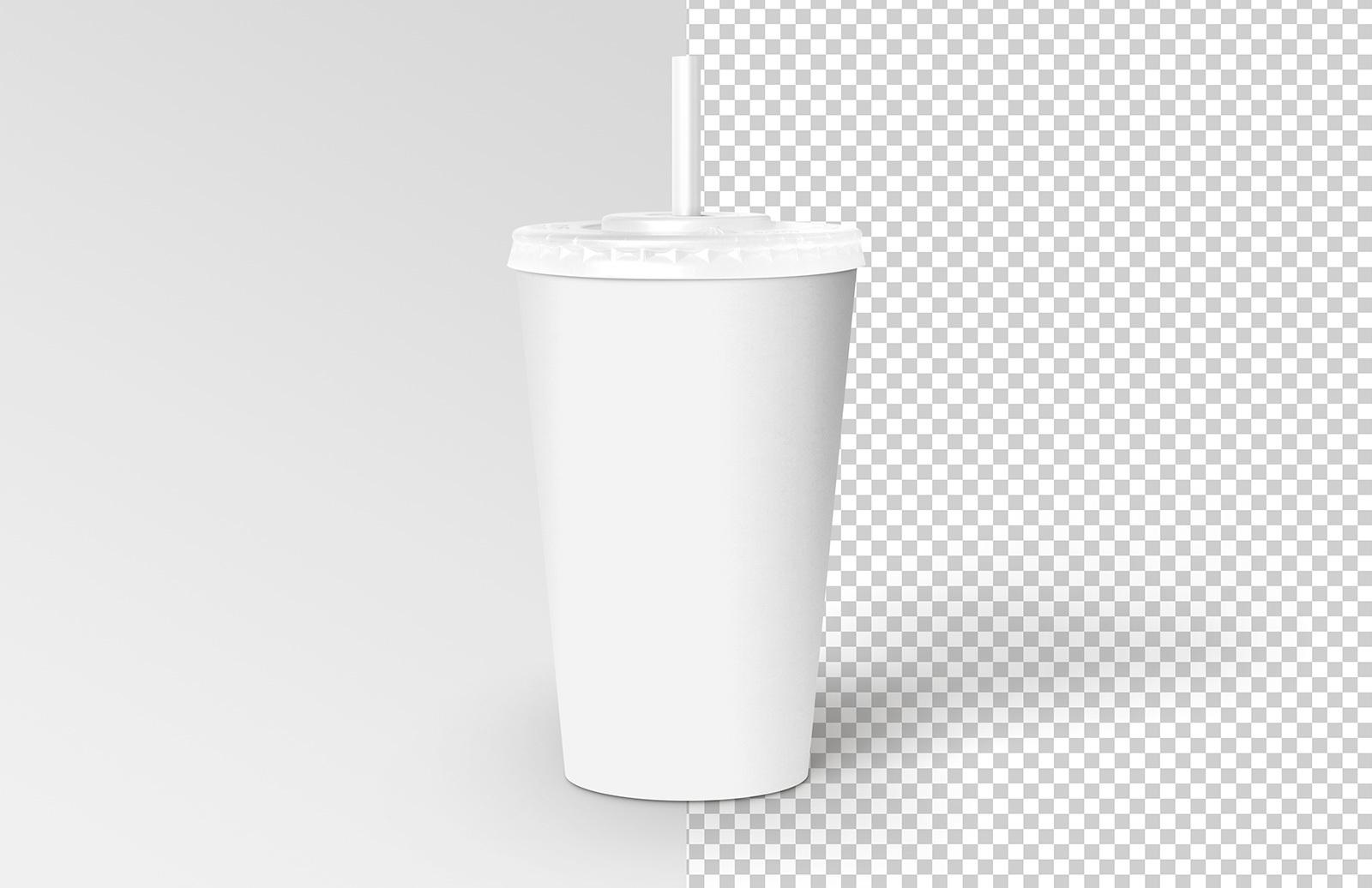 Large Free Soda Cup Mockup