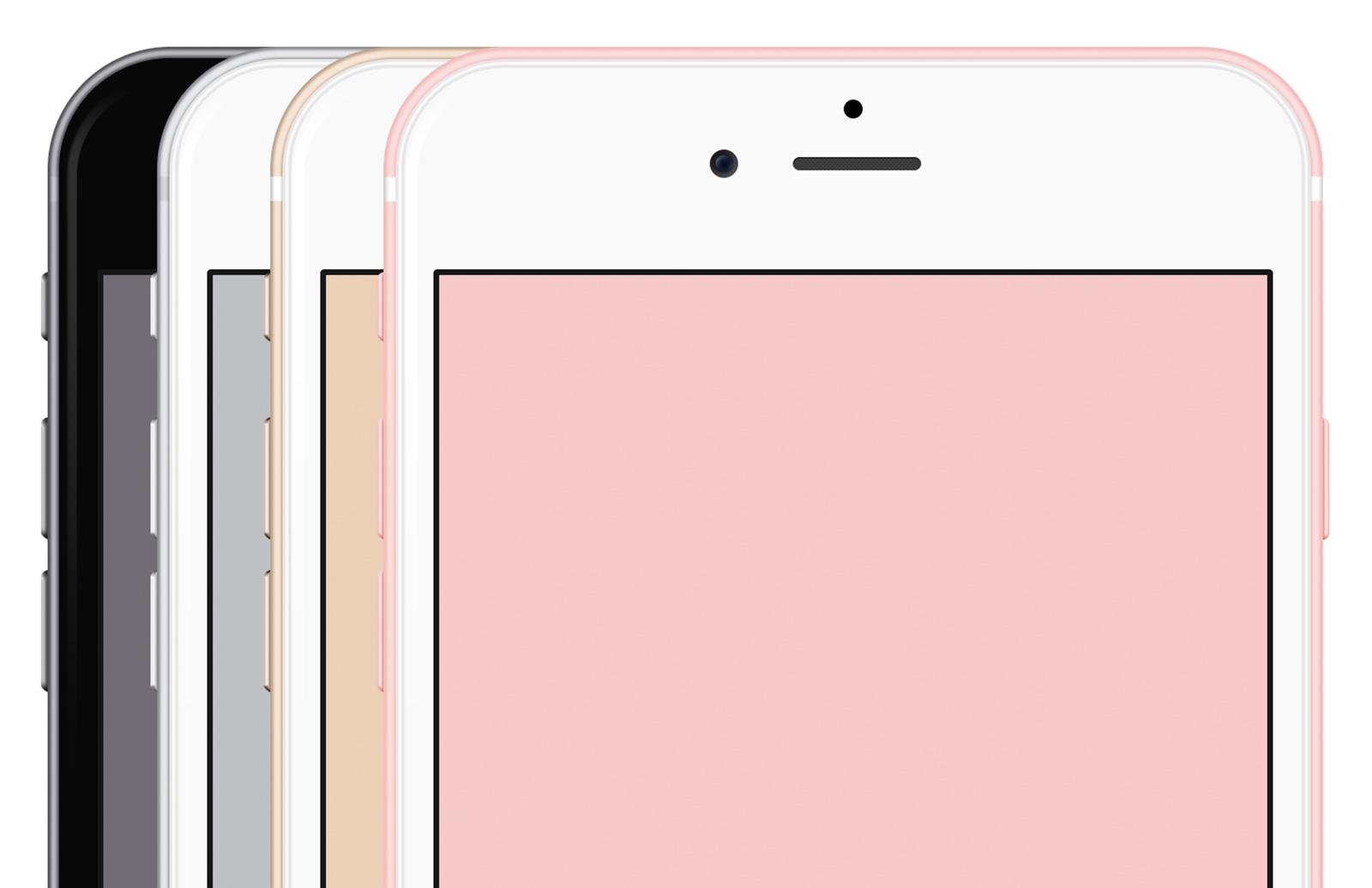 Large iPhone 6S - Free PSD Mockup