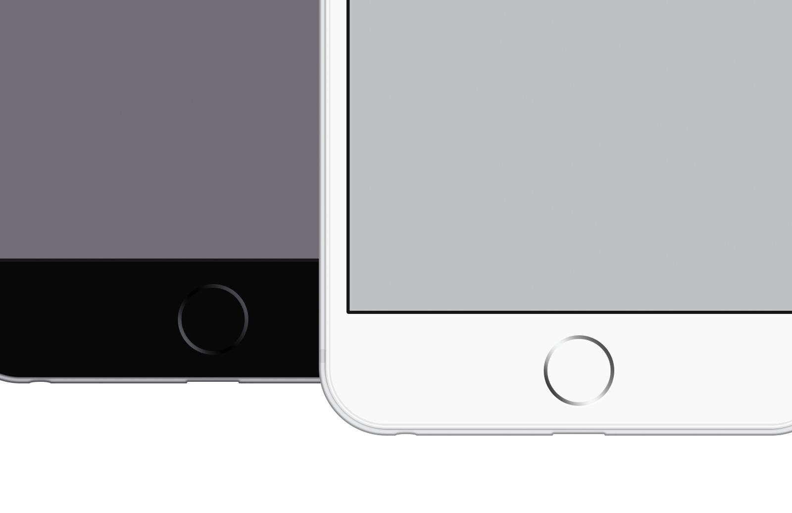 Large iPhone 6S - Free PSD Mockup