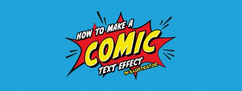 How to Make a Comic Text Effect in Illustrator