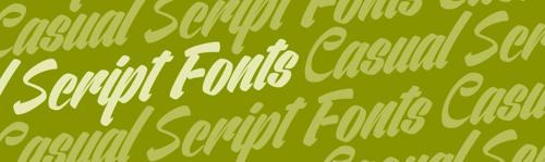10 Must Have Casual Script Fonts with a Vintage Flare