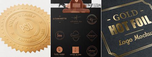 25 Gold Stamp Downloads to add Extra Approval to Your Designs