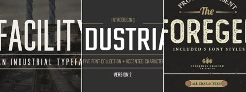 38 Industrial Fonts That Are Riveting (Updated 2021)