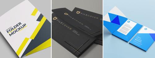 25 Presentation Folder Mockups