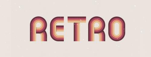 How to Create Retro Stripes Text Effect in Illustrator