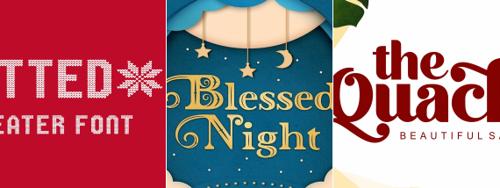 16 Ugly Sweater Fonts for the Holidays