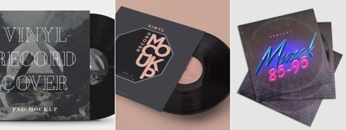22 Vinyl Mockups โ it's Record Time