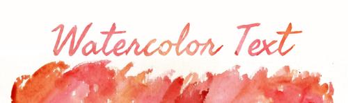 Quick Tip: Create a Watercolor Text Effect in Adobe Illustrator