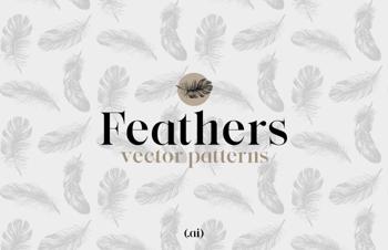 Feathers Vector Patterns