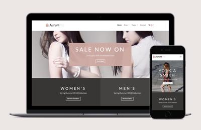 Aurum - Free Bootstrap 4 Ecommerce Template