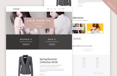 Aurum - Free Bootstrap 4 Ecommerce Template