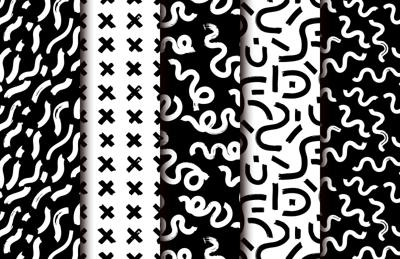 Brushed Vector Patterns