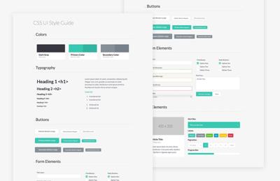 CSS UI Style Guide