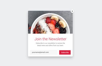 Email List Popup Templates (HTML)