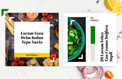 Foodie Instagram Post Templates