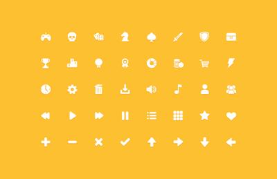 Game GUI Vector Icons