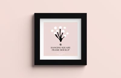 Hanging Square Frame Mockup