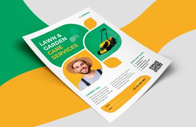 Lawn and Garden Flyer Template