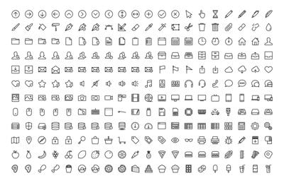 Linia - Complete Icon Set