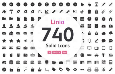 Linia - Solid Vector Icons