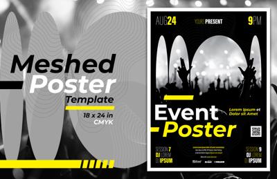 Meshed Poster Template