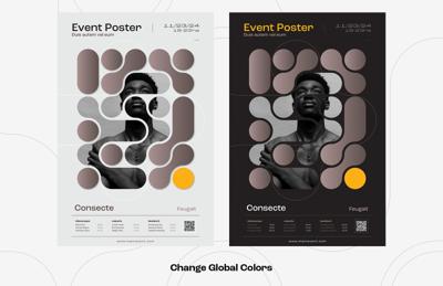 Metaballs Poster Template