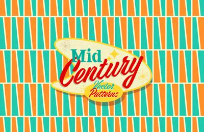 Mid Century Vector Patterns