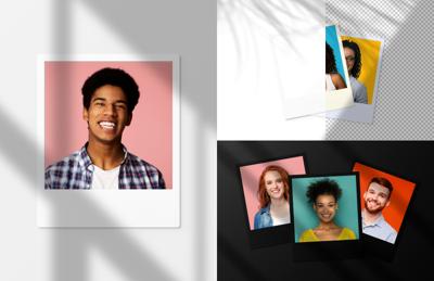 Polaroid Frame Mockups