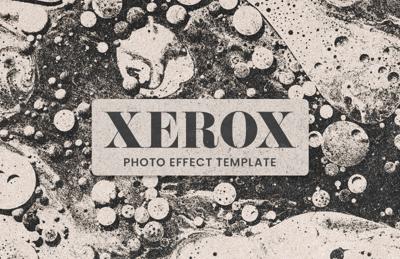 Xerox Photo Effect Template