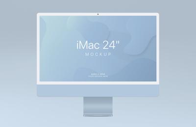 Free iMac 24” Mockup (2021)