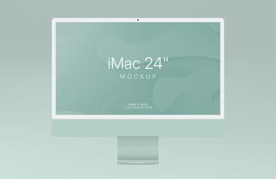 Free iMac 24” Mockup (2021)
