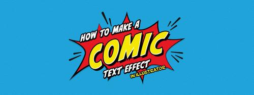 How to Make a Comic Text Effect in Illustrator