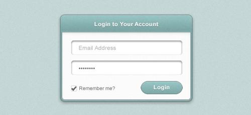 How To Create a Pretty Little Login Box in Fireworks