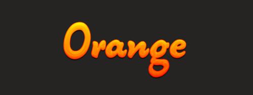 How To Create a Tangy Orange Text Effect With Photoshop Layer Styles