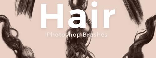 ​32 Gorgeous Hair Brushes for Photoshop