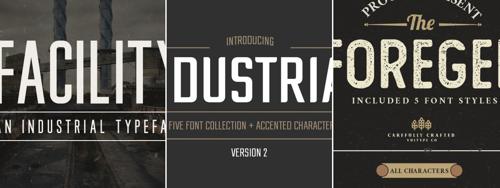 38 Industrial Fonts That Are Riveting (Updated 2021)