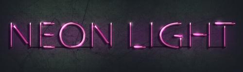 Create an Easy Neon Light Text Effect in Photoshop