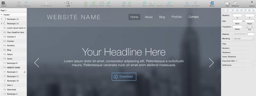 How to Create a Website Header Design Using Bohemian Coding Sketch