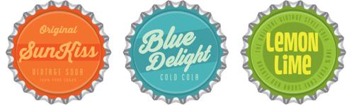 Create a Vintage Style Vector Bottle Cap
