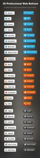 25 Professional Web Buttons