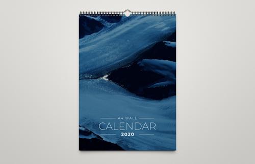 Free A4 Wall Calendar Template 2020