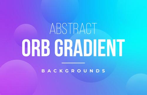 Abstract Orb Gradient Backgrounds