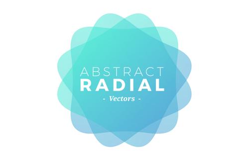 Colorful Geometric Radial Vectors