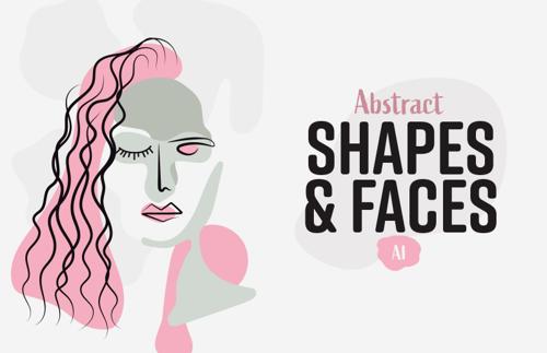 Abstract Shapes & Faces