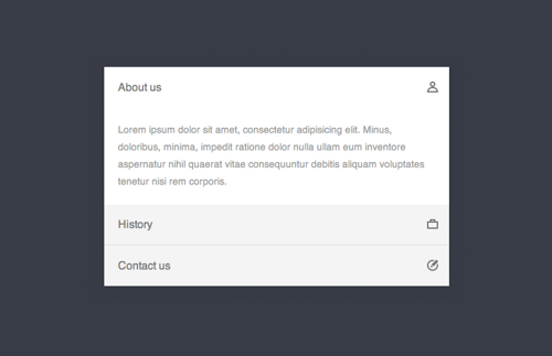 Accordion Sliders Menu Pack