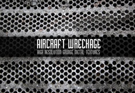 Aircraft Wreckage Metal Textures