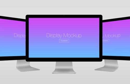 Thunderbolt Display Mockup